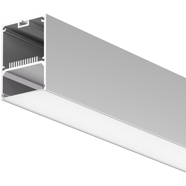 Изображение товара Алюминиевый профиль накладной-подвесной 50х70 серебро 2 м Maytoni Led Strip 633016