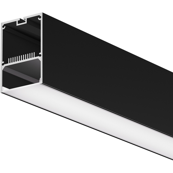 

Алюминиевый профиль накладной-подвесной 50х70 черный 2 м Maytoni Led Strip 633017, Накладной-подвесной профиль 633017