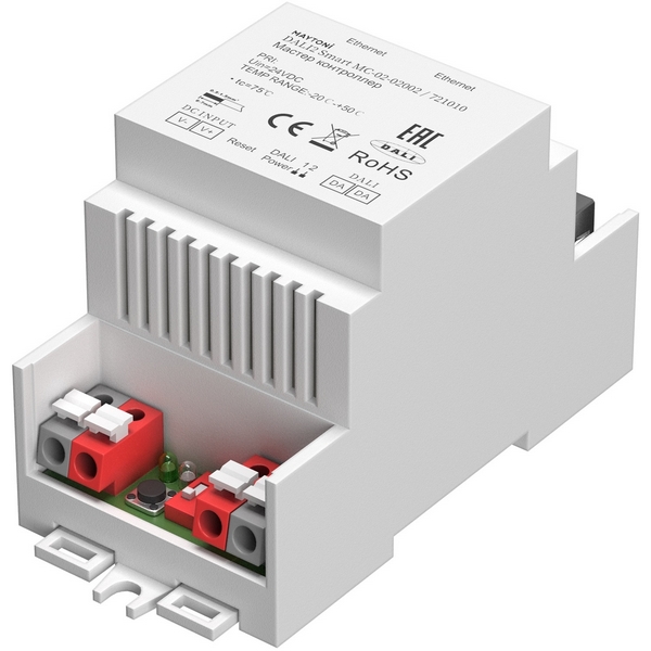 

Мастер-контроллер SMART DALI 1канал 24VDC 250mA DIN Maytoni 721010, Контроллеры 721010