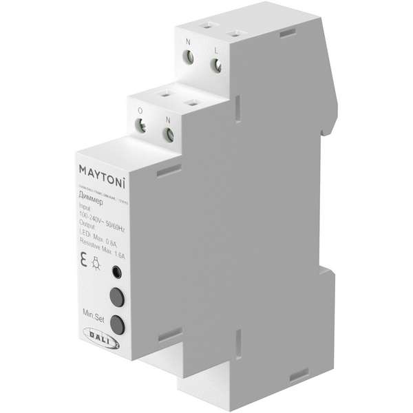 

Диммер DALI DT6 TRIAC 230VAC DIN Maytoni 721018, Диммеры 721018