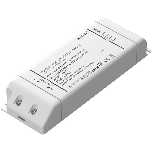 

Источник напряжения Triac 24В 150Вт Maytoni 734008, Источники напряжения Triac 734008