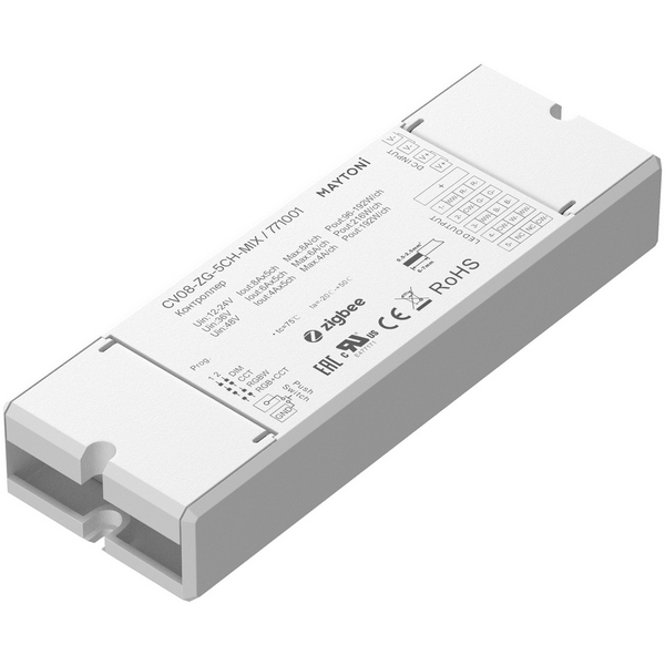 

Контроллер ZIgbee 12-48VDC RGB-MIX Maytoni 771001, Контроллеры 771001