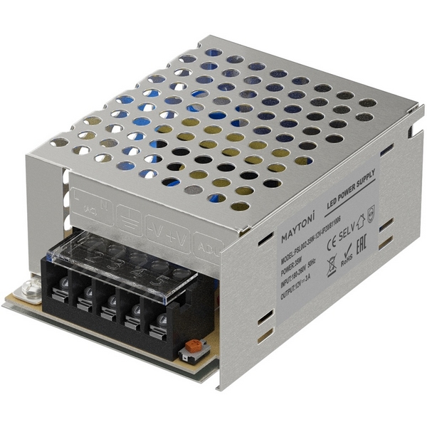 

Источник напряжения PSL002 12В 35Вт Maytoni 811006, Блоки питания 12В 811006