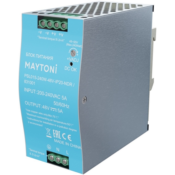 

Блок питания 48В Maytoni 831001, Блоки питания 48В 831001