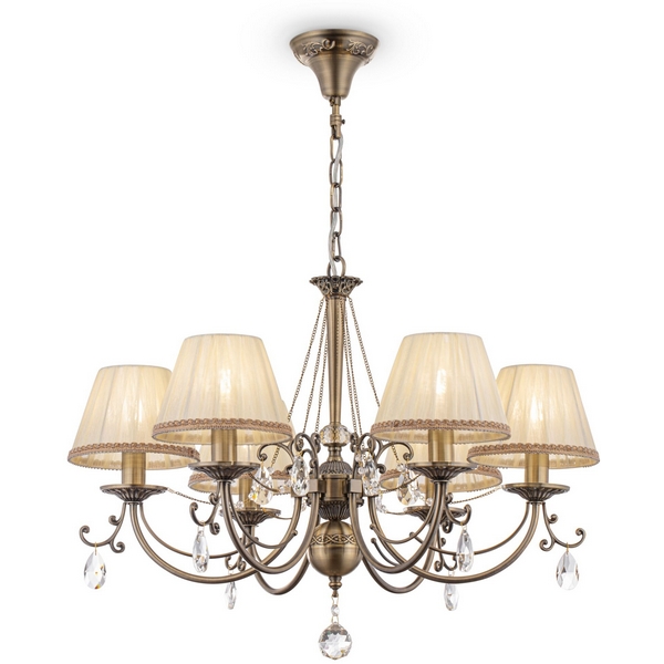 

Подвесная люстра Maytoni Classic 13 RC093-PL-06-R, Бежевый, Soffia RC093-PL-06-R