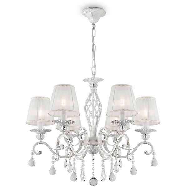 

Подвесная люстра 3 Maytoni Elegant ARM247-06-G, Белый, Grace ARM247-06-G