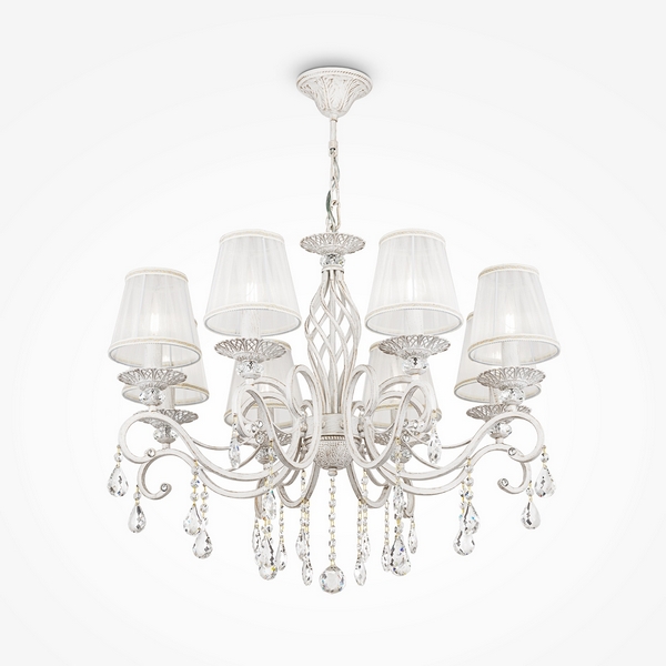 

Подвесная люстра 3 Maytoni Elegant ARM247-08-G, Белый, Grace ARM247-08-G