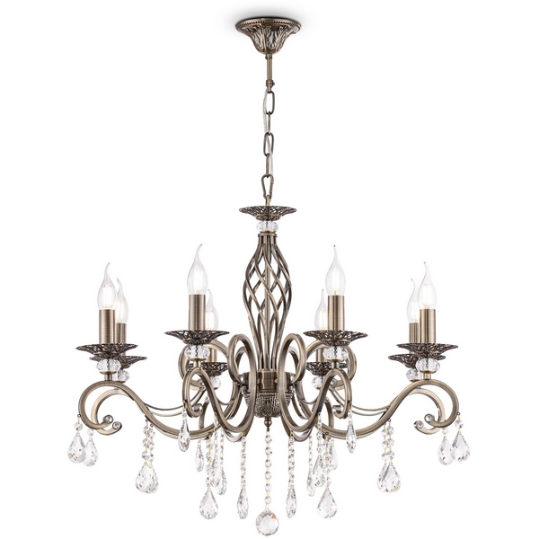 

Подвесная люстра 3 Maytoni Elegant RC247-PL-08-R, Бронза, Grace RC247-PL-08-R