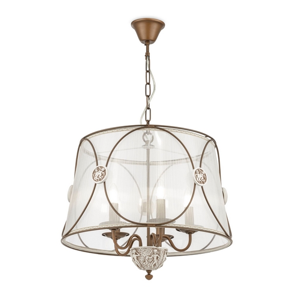 

Подвесная люстра Elegant 28 ARM365-05-R (Maytoni), Белый, Elegant 28 ARM365-05-R