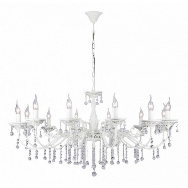 

Люстра Maytoni Elegant 43 ARM386-12-W, Белый, Bellona ARM386-12-W