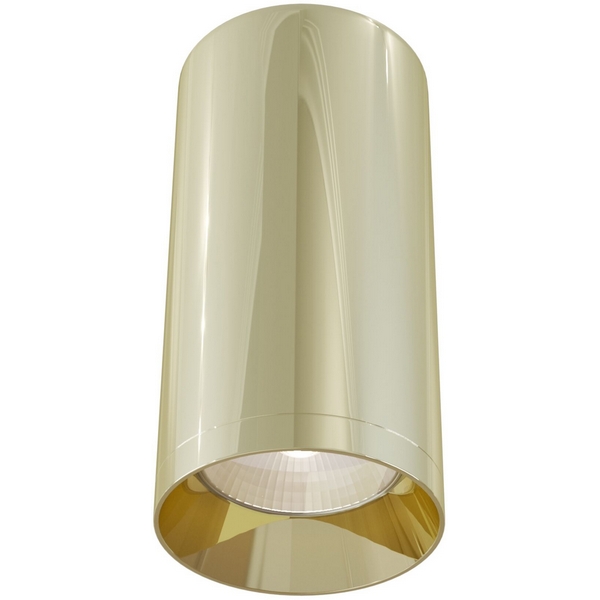 

Накладной потолочный светильник Focus GU10 1x50Вт Maytoni Technical C010CL-01G, Золото, Focus C010CL-01G
