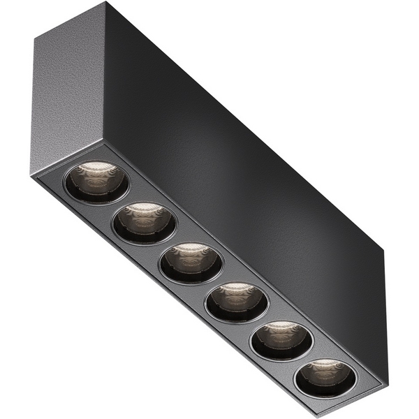 

Потолочный накладной линейный светильник светодиодный Maytoni Points C066CL-12W3-6K-B, Черный, Points C066CL-12W3-6K-B