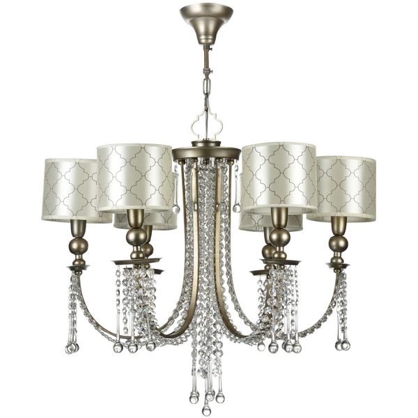 

Подвесная люстра Maytoni Bience H018-PL-06-NG, Бежевый, Bience H018-PL-06-NG