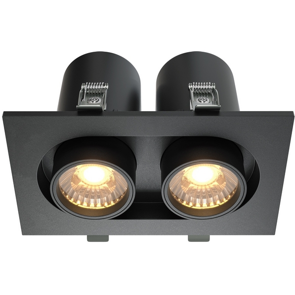 

Встраиваемый светильник Hidden 3000K 2x10W 36° LED Maytoni Technical DL045-02-10W3K-B, Черный, Hidden DL045-02-10W3K-B