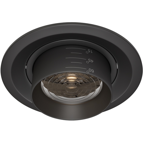 

Встраиваемый светильник круглый светодиодный Maytoni Elem DL052-L12B3K, Черный, Elem DL052-L12B3K