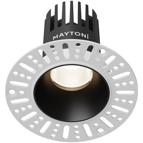 

Встраиваемый светильник круглый под гипсокартон светодиодный Maytoni Dip DL119-10W-4K-TRS-B, Черный, Dip DL119-10W-4K-TRS-B