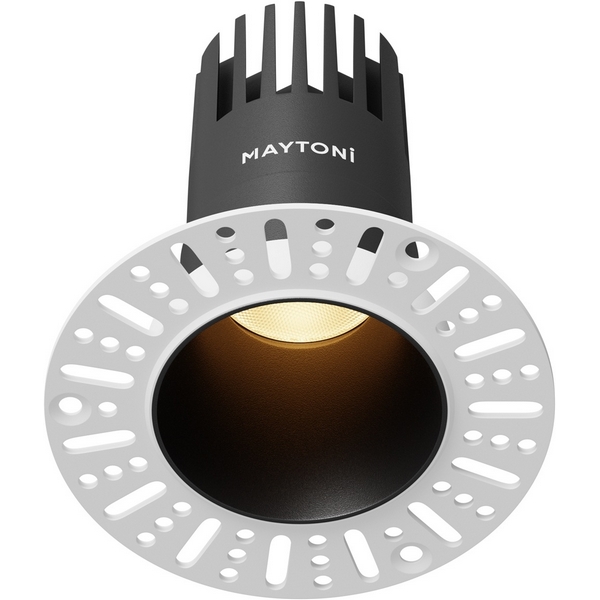 

Встраиваемый светильник круглый под гипсокартон светодиодный Maytoni Dip DL120-10W-2.7K-TRS-B, Черный, Dip DL120-10W-2.7K-TRS-B