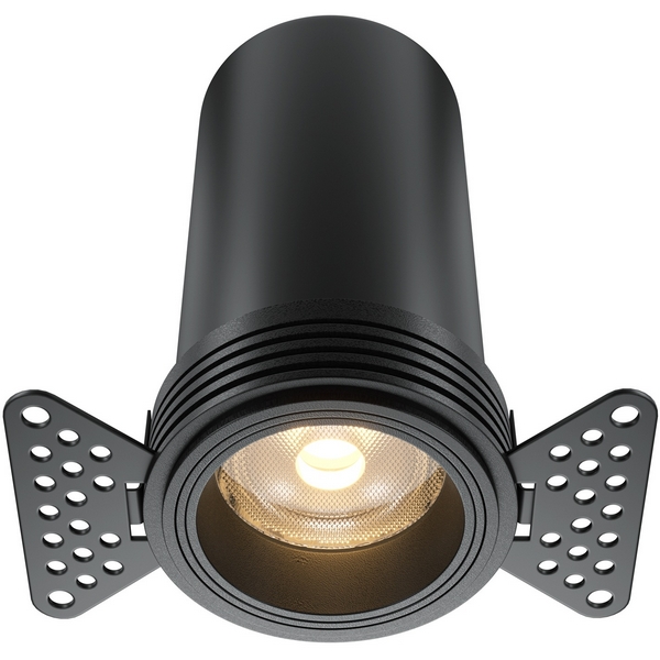 

Встраиваемый светильник светодиодный под гипсокартон Maytoni Focus Led DL125-L12-3K-TRS-B, Черный, Focus Led DL125-L12-3K-TRS-B