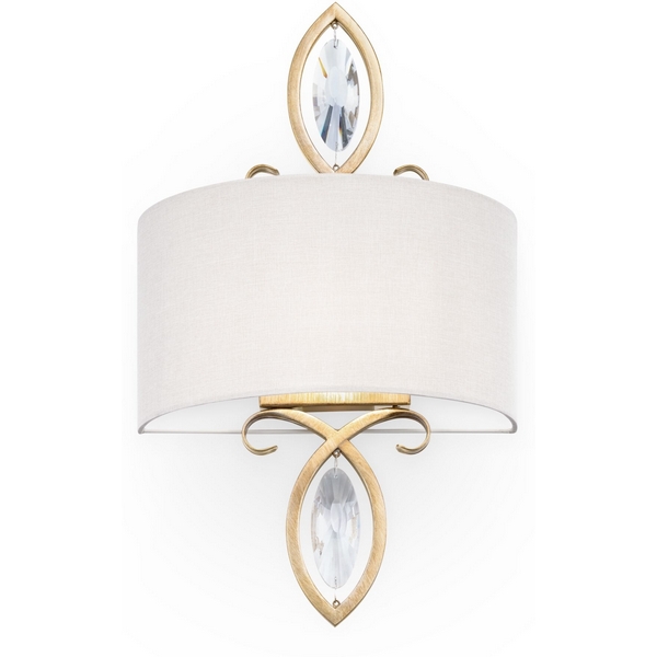 

Настенный светильник Maytoni Luxe H006WL-01G, Бежевый, Luxe H006WL-01G