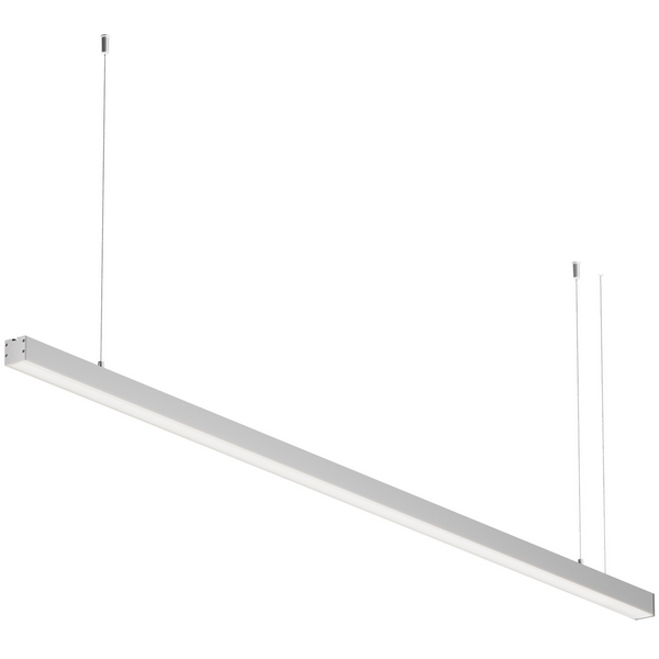 

Подвесной светильник линейный светодиодный Maytoni Technical LL312005 3000K 35x35 серебро 1,5 м, Подвесные линейные светильники LL312005