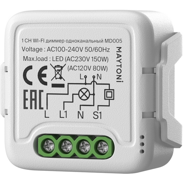 

WI-FI диммер одноканальный MD005 Maytoni MD005, Диммеры MD005