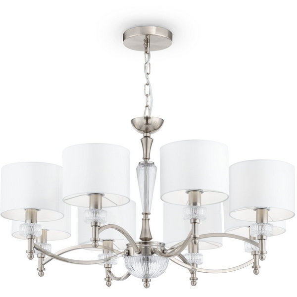 

Подвесная люстра Maytoni Alicante MOD014CL-08N, Белый, Alicante MOD014CL-08N