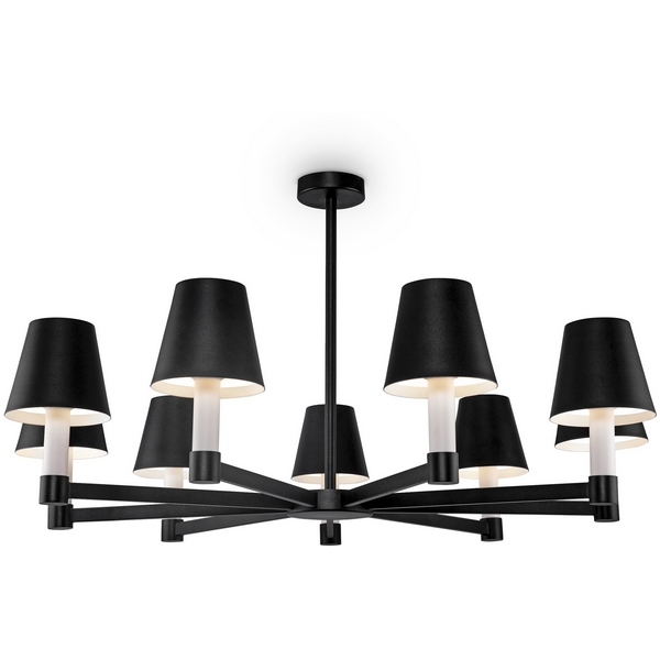 

Потолочная люстра Maytoni Tet-a-tet MOD104PL-09B, Черный, Tet-a-tet MOD104PL-09B