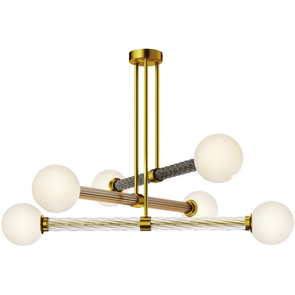 

Потолочная люстра на штанге Maytoni Teatro MOD287PL-06BS, Белый, Teatro MOD287PL-06BS