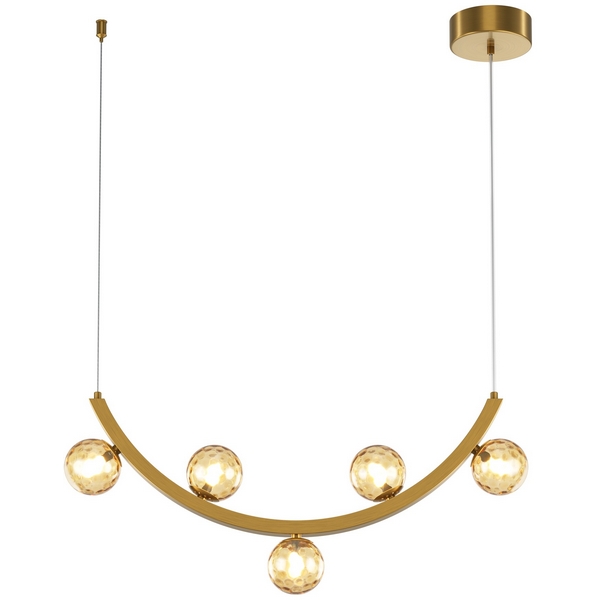 

Подвесной светильник Maytoni Ambre MOD331PL-L12BS3K, Янтарный, Ambre MOD331PL-L12BS3K