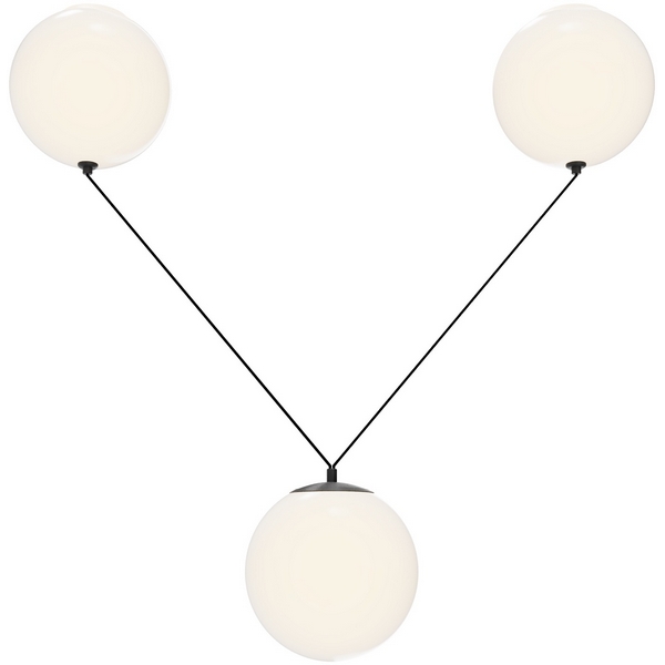 

Подвесной светодиодный светильник Maytoni Twins MOD427PL-L30B3K шарики, Белый, Twins MOD427PL-L30B3K