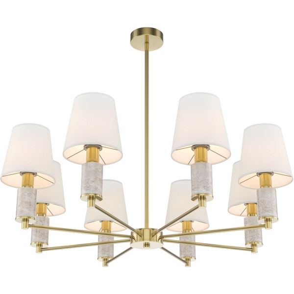 

Потолочная люстра на штанге Maytoni Lira MOD483PL-08BS, Белый, Lira MOD483PL-08BS