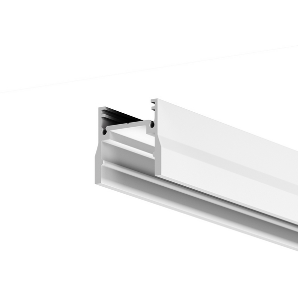 Изображение товара Профиль 3м накладной белый Maytoni O-TR001-P-W3M для уличной трековой системы освещения