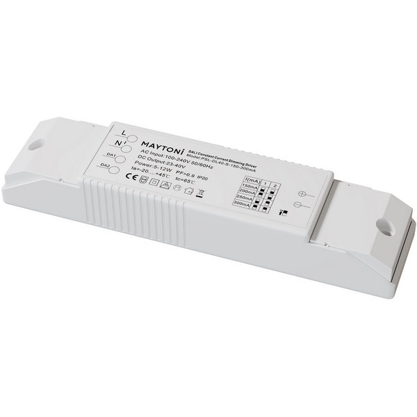 

Источник питания (DT6) 5-12W Maytoni Dali PSL-DL40-S-150-300mA, Источники питания Dali PSL-DL40-S-150-300mA