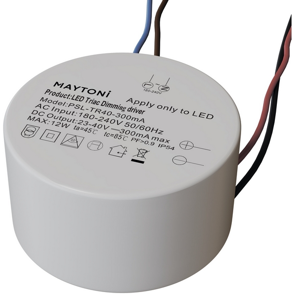 

Источник питания 12W Maytoni Triac PSL-TR40-300mA, Источники питания Triac PSL-TR40-300mA