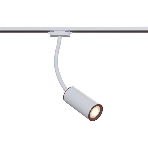 

Трековый светильник однофазный 220V Maytoni Technical Track lamps TR010-1-GU10-W, Белый, Track lamps TR010-1-GU10-W