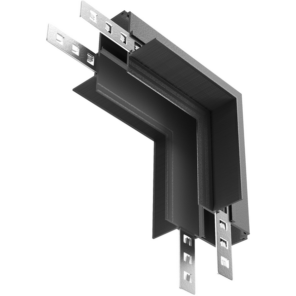 

Коннектор угловой внутренний Exility встраиваемый черный (магнитный) Maytoni Technical TRA034CL-42B, Accessories for tracks Exility TRA034CL-42B