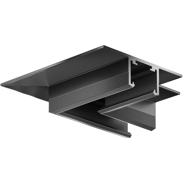 Изображение товара Угол-соединитель 45 встраиваемый под ГКЛ 12,5мм, черный Maytoni Technical Accessories for tracks Exility X TRA239CLS-42.12B