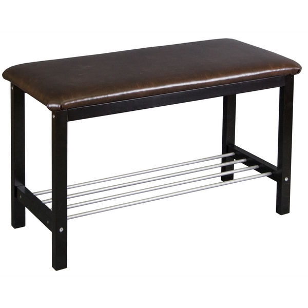 

Банкетка Фабио венге/экокожа коричневый Mebelik 000526, Венге;коричневый, 000526