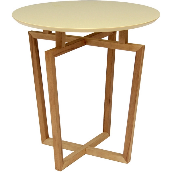 

Стол журнальный Рилле 440 эмаль бежевый/бук Mebelik 001118, 001118