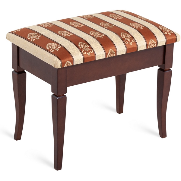 

Банкетка весом 5 кг Ретро М с ящиком средне-коричневый, ткань полоса коричн. Mebelik 009372, 009372