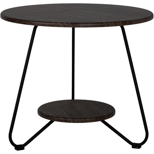 

Стол журнальный BeautyStyle 38 дуб шоле коричневый/черный Mebelik 009435, 009435