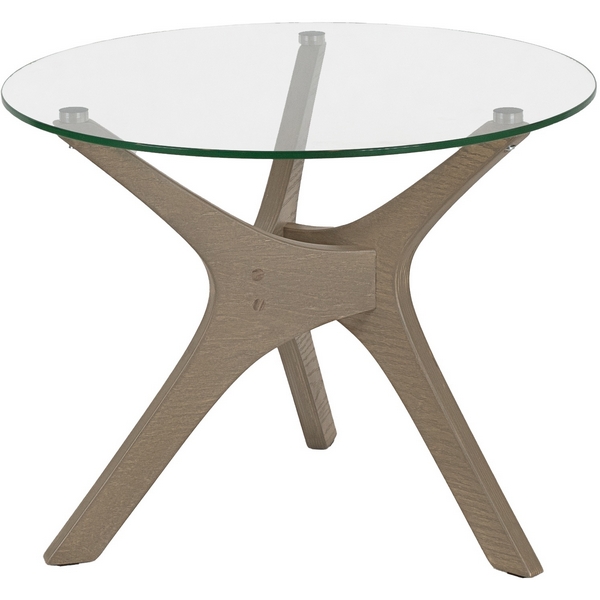 

Стол журнальный Рилле 446 шимо/стекло прозрачное Mebelik 009470, 009470