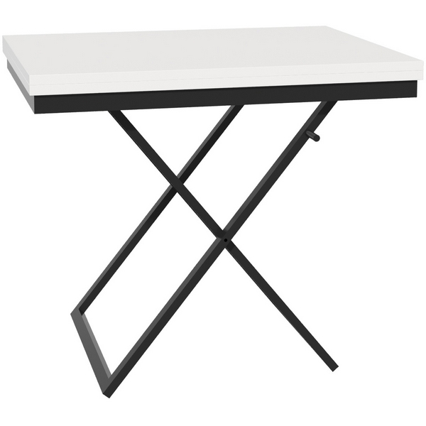 

Стол-трансформер Манхэттен белый/черный Mebelik 009575, 009575