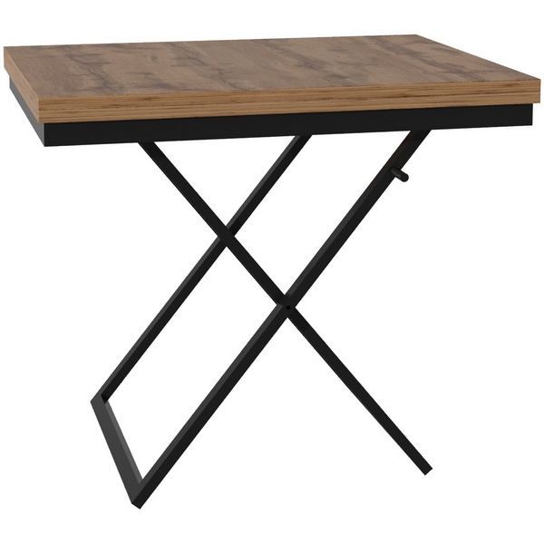 

Стол-трансформер Манхэттен дуб вотан/черный Mebelik 009576, 009576