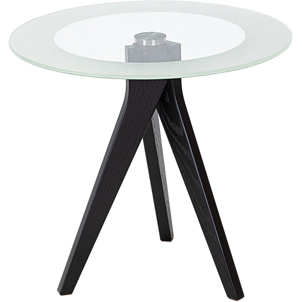 

Стол журнальный Рилле 441 черный/стекло прозрачное Mebelik 009583, 009583