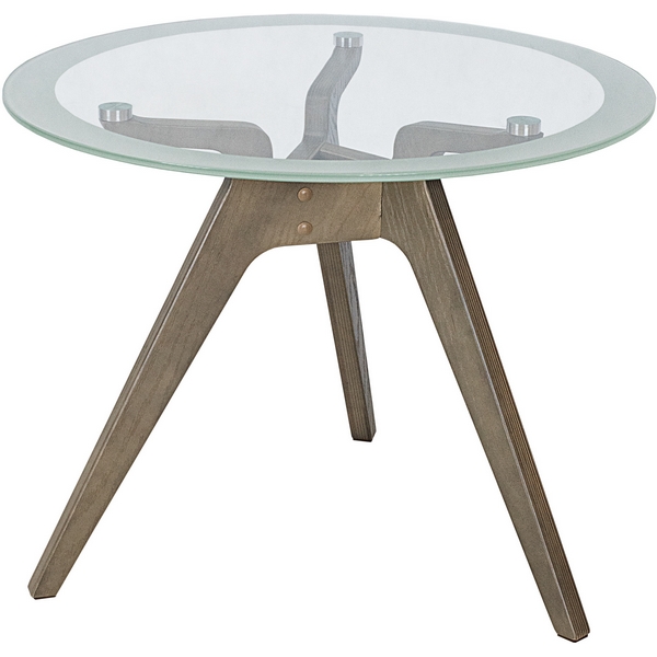 Изображение товара Журнальный стол Рилле Mebelik из стекла и дерева