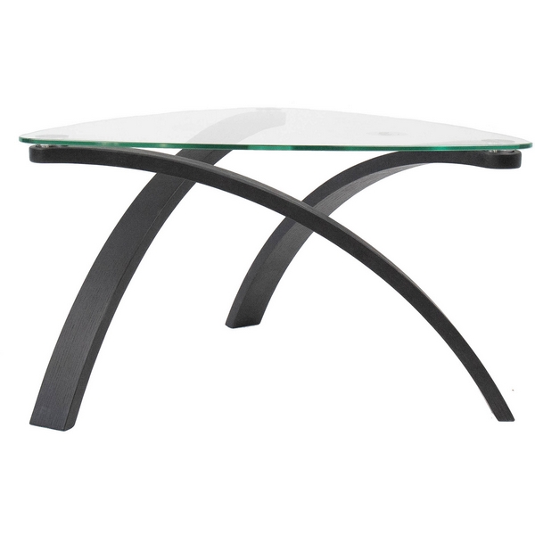 

Стол журнальный Гурон 3 чёрный матовый Mebelik 009650, Черный, 009650