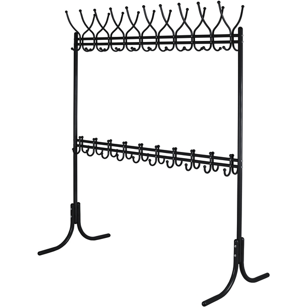

Вешалка напольная М 12М чёрный Mebelik 009748, Черный, 009748