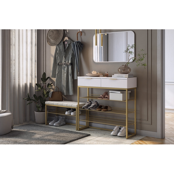 Изображение товара Полка сотовая L895 для хранения обуви и мелочей Мebelson