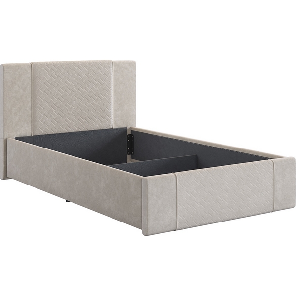 

Каркас кровати Хлоя 120х200 см Mebelson (ДСП,Ткань/Кремовый) арт.KM1.2-24.2081, Хлоя KM1.2-24.2081